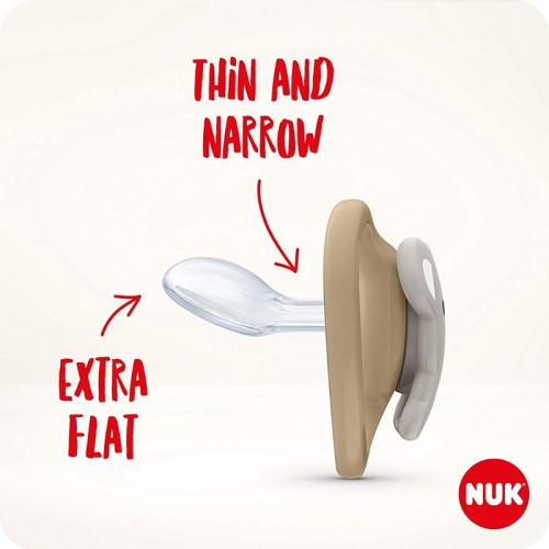 NUK Space Night Silicone Soother Pacifier 1pc/box | 0-6 Months | 6-18 Months | 18-36 Months | Made in Germany | Glow in the Dark